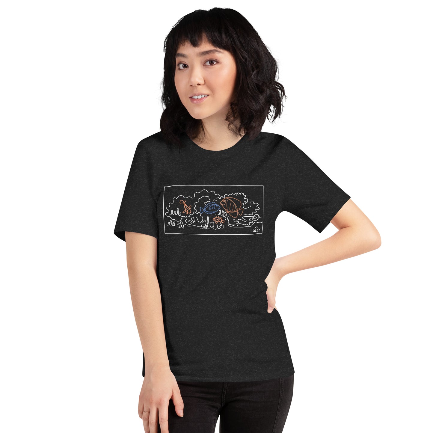 Abstract Fish Tank Unisex T-shirt