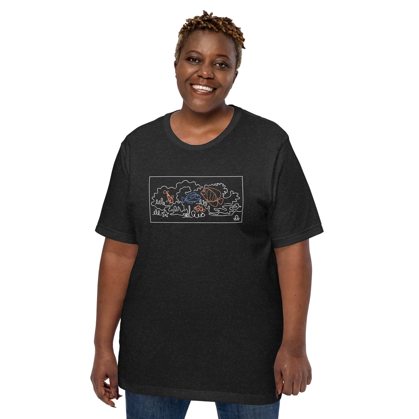 Abstract Fish Tank Unisex T-shirt