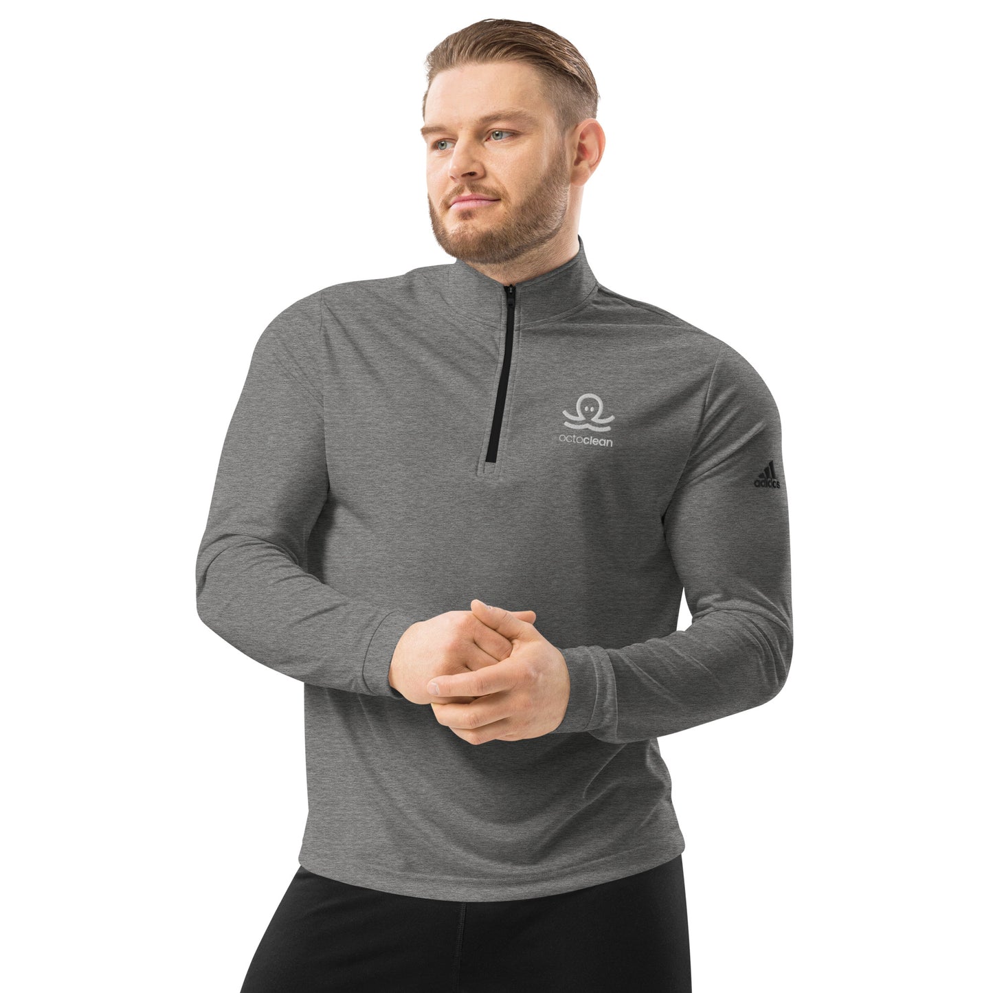 Adidas Quarter Zip OctoClean Pullover