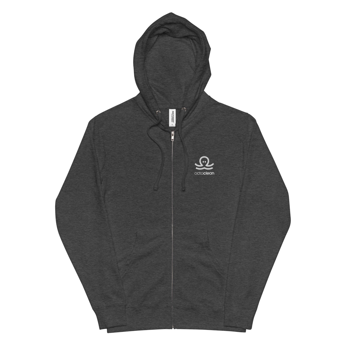 Unisex Fleece Embroidered OctoClean Zip Up
