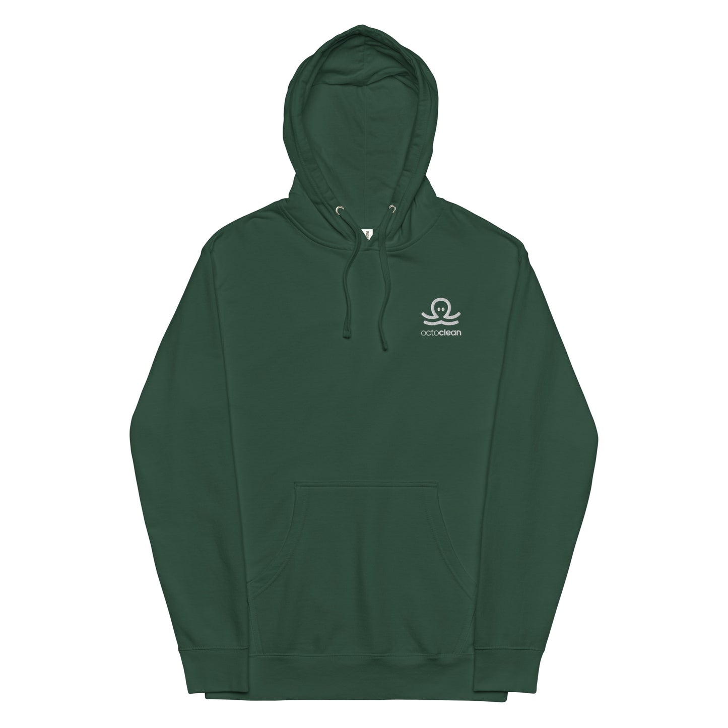 OctoClean Embroidered Unisex Midweight Hoodie