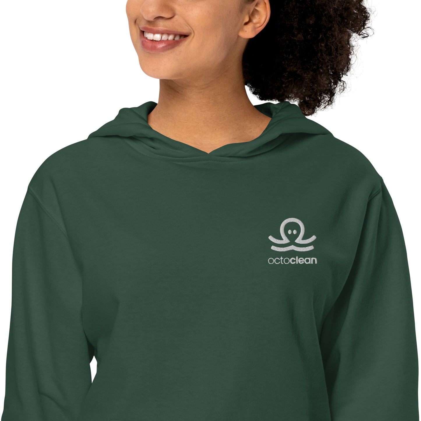 OctoClean Embroidered Unisex Midweight Hoodie