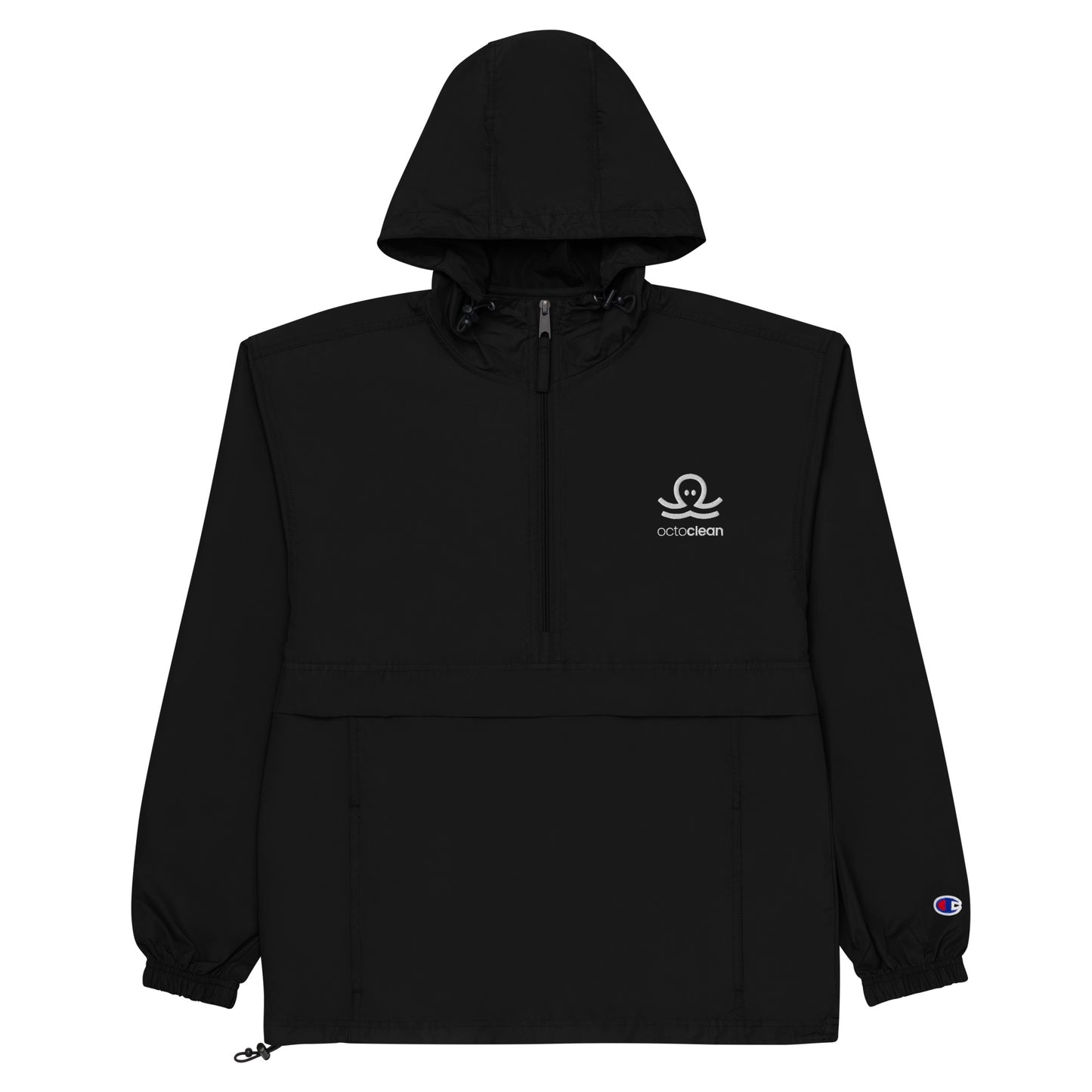 Embroidered OctoClean x Champion Packable Jacket