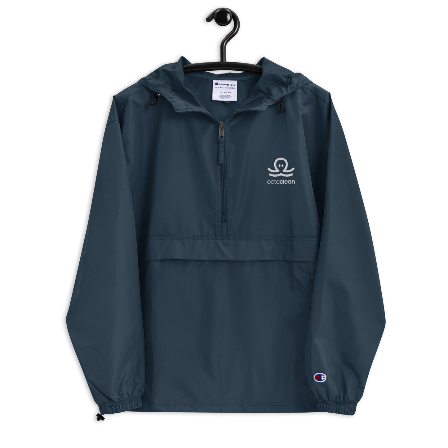 Embroidered OctoClean x Champion Packable Jacket