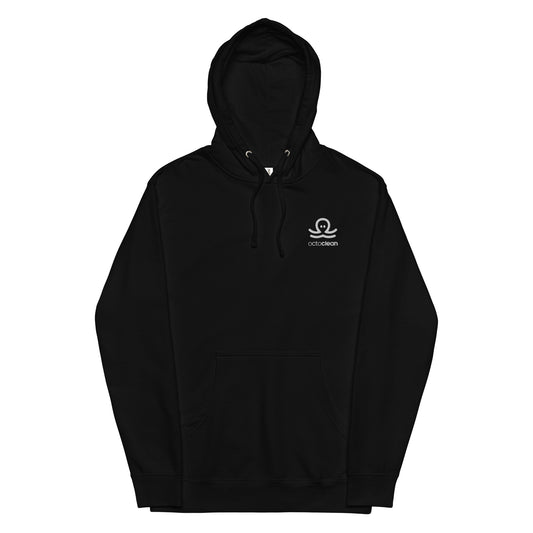 OctoClean Embroidered Unisex Midweight Hoodie